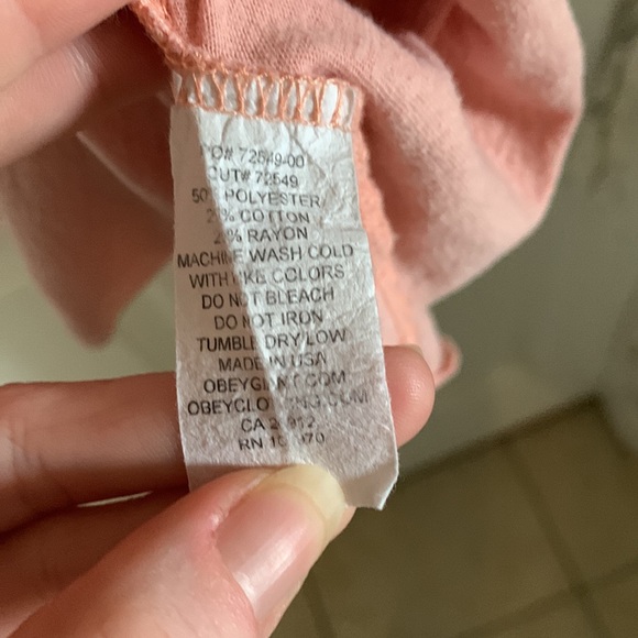 Obey racer back tank top size small - Picture 5 of 7